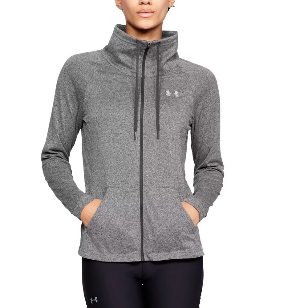 Under Armour Gray Full Zip Jacket with Performance Fabric